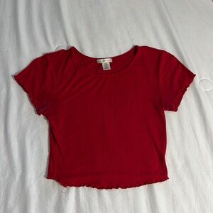 Red crop top!